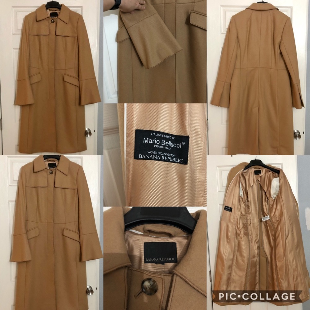 Banana Republic Italian Melton Topcoat